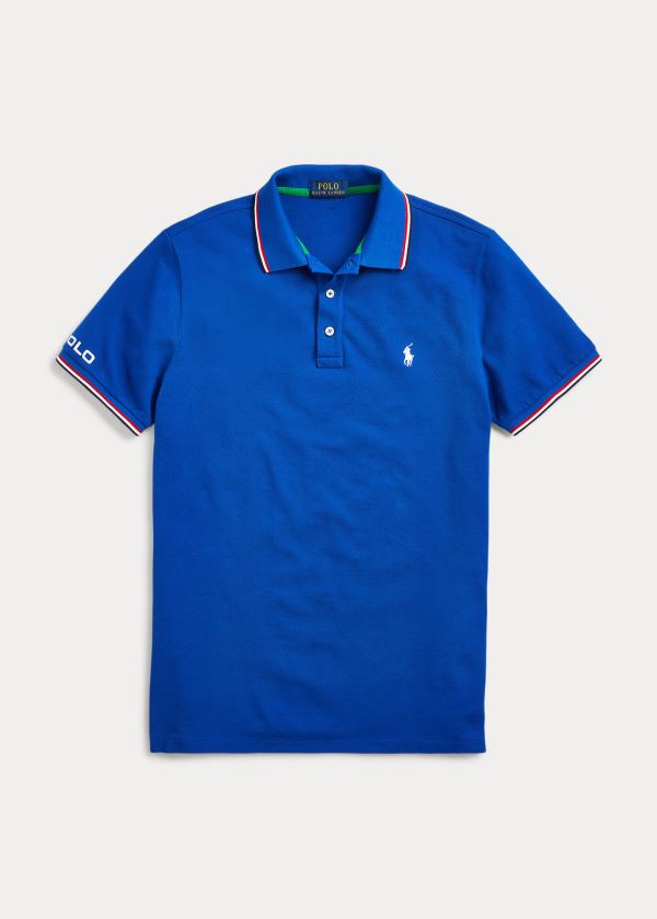 Men's Polo Ralph Lauren Custom Slim Fit Mesh Polos | 180534JMY